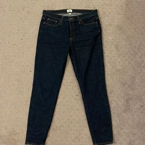 Jcrew toothpick jeans size 32